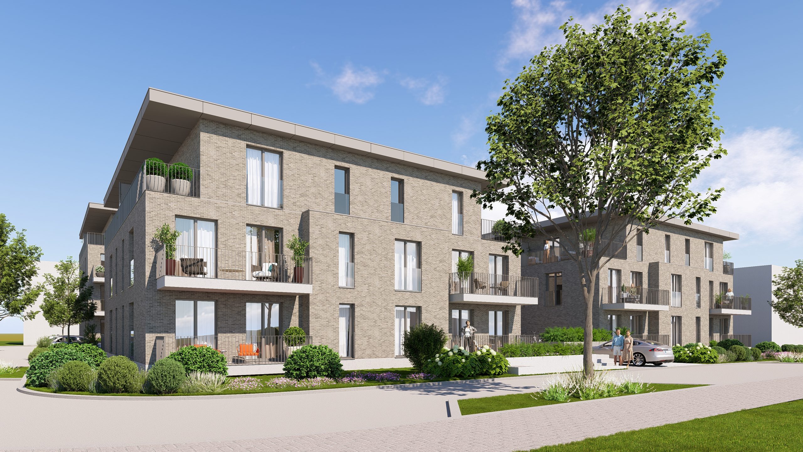 Ansicht Platanenviertel